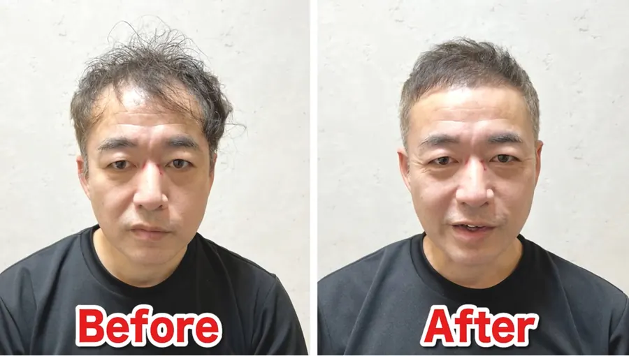兩側推高 × 狼尾。兩側收掉方形輪廓，後頸留長把輪廓拉成