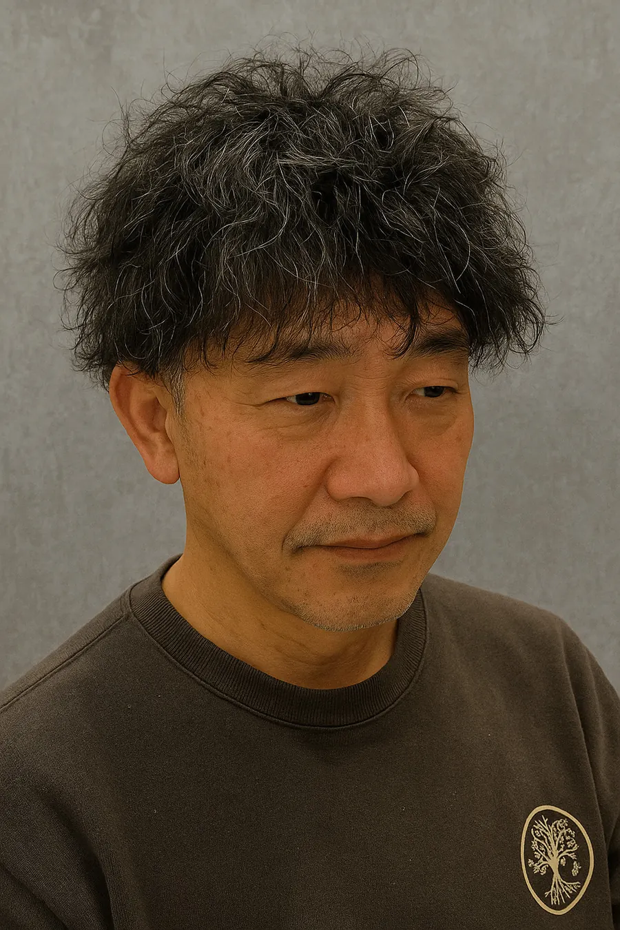 蓬鬆質感電髮正面
